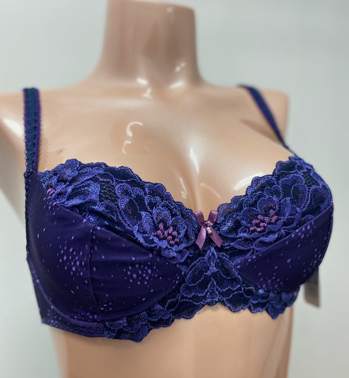 "Final Sale" Kris ‘Summer Sky’ Underwire Bra - Size D 32