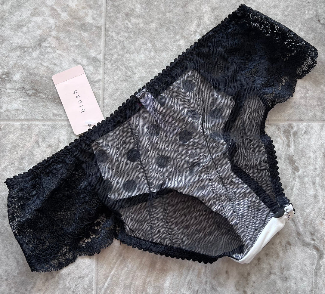 Blush "Star Secret" See-Thru Hipster - Size X-Small