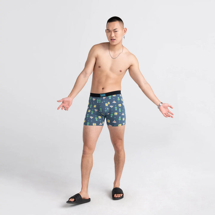 🇨🇦 Saxx Ultra Super Soft Boxer Brief - Nautical Nightcap