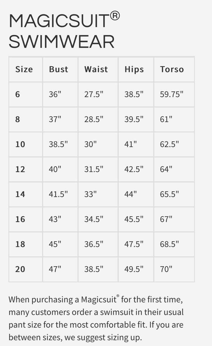 Magicsuit Morgan Tankini Set - Size 8