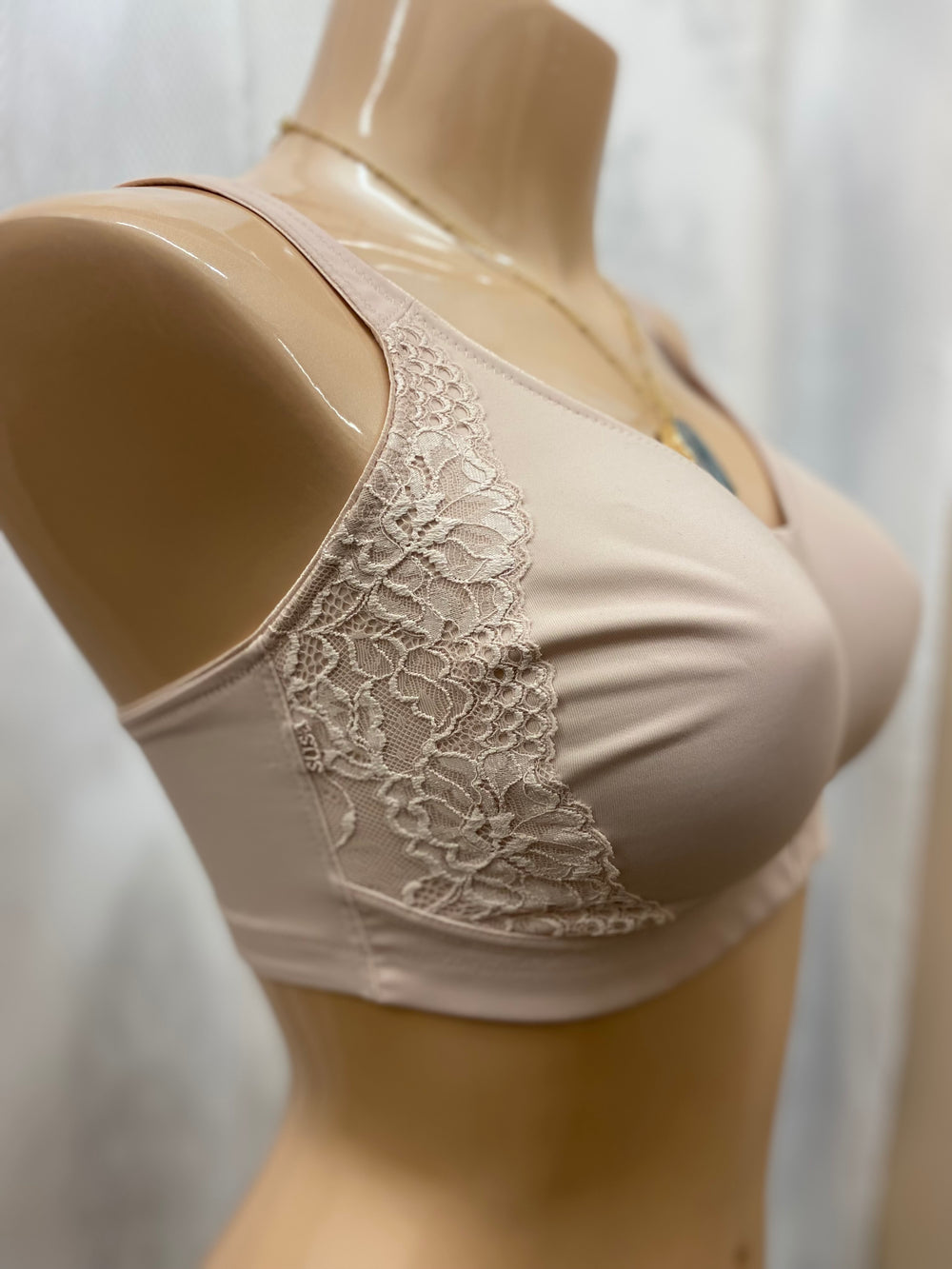 851b6 Just My Size 1217 Super Sleek Front Close Wire- Bra 42c