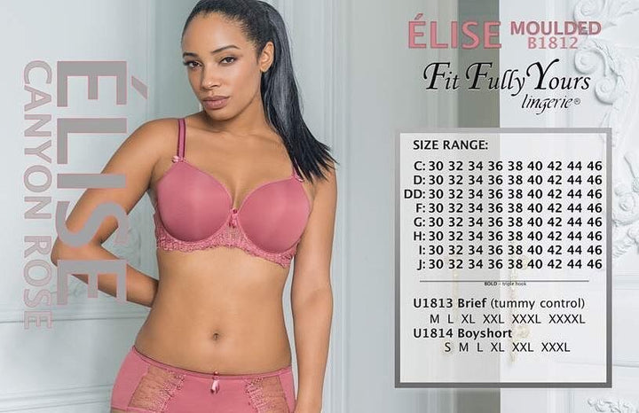 Elise Moulded Bra - Canyon Rose