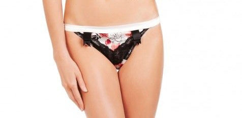 Pleasure State Kitty Rose Thong - Size X-Large