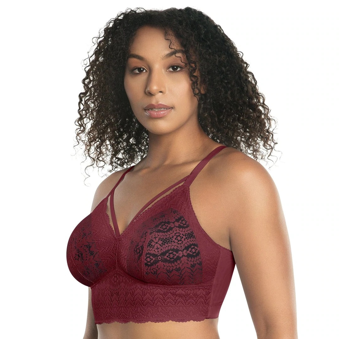 Mia Lace Wire-Free Bralette - Rio Red