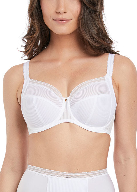 Fusion Side Support Bra - White