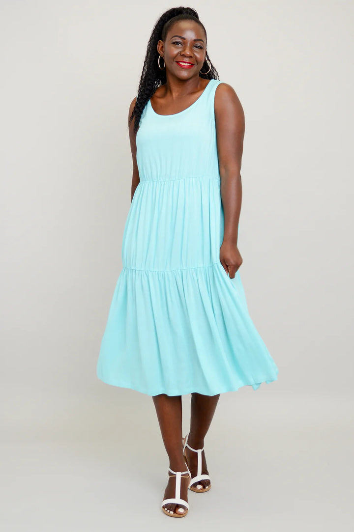 Juni Linen / Bamboo Dress - Size Medium
