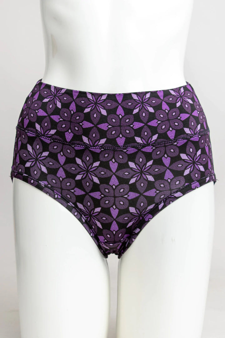 Blue Sky La Gaunche Bamboo Brief - Geo Flower - Size Small