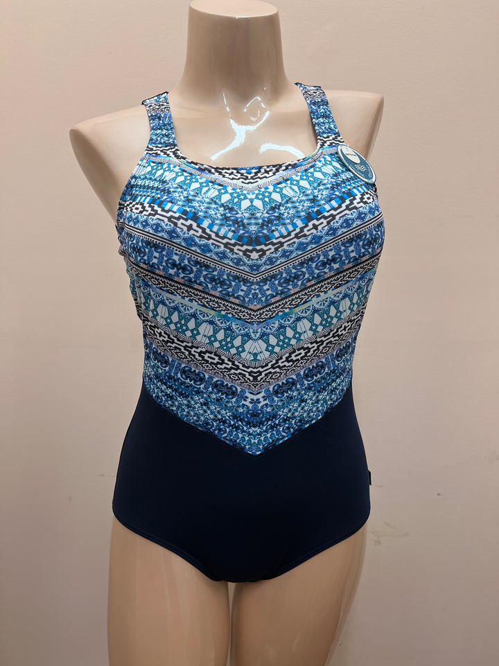 High Neck Mastectomy 1 Piece Swimsuit