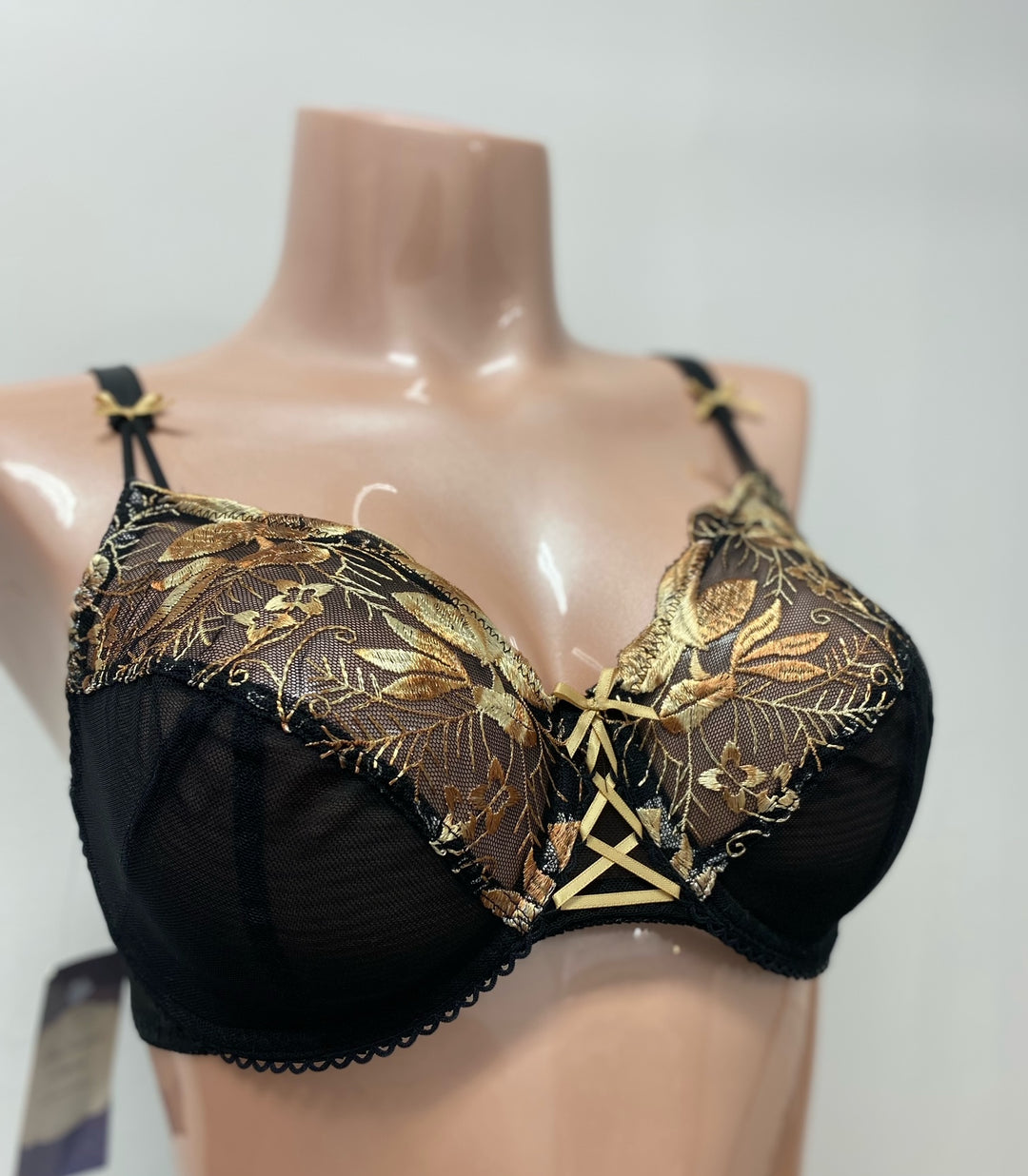 Belamy Gold Leaf Underwire Bra - Size D 32