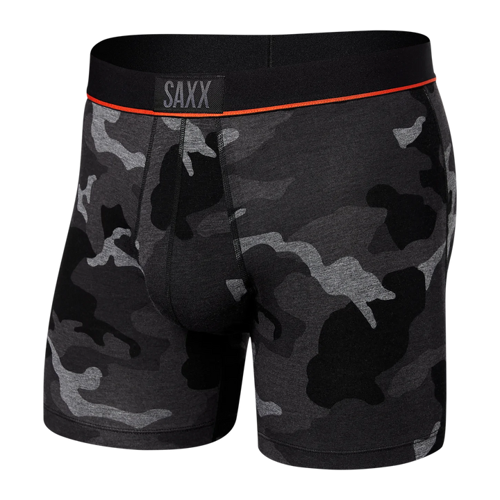 Saxx Vibe Super Soft Boxer Brief - Black Supersize Camo