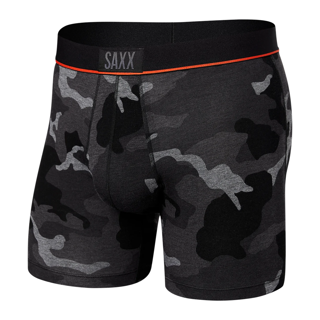 🇨🇦 Saxx Vibe Super Soft Boxer Brief - Black Supersize Camo