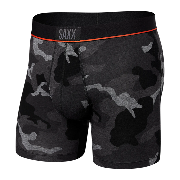 🇨🇦 Saxx Vibe Super Soft Boxer Brief - Black Supersize Camo
