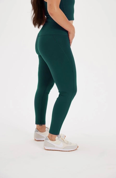 Girlfriend Collective Compressive High-Rise Legging - Globe - Size 3 X
