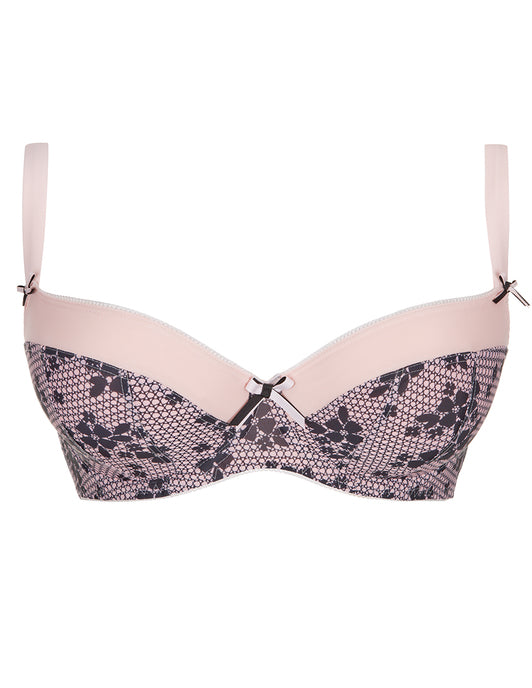 Fifi Underwire Half Pad Bra - Size F 30