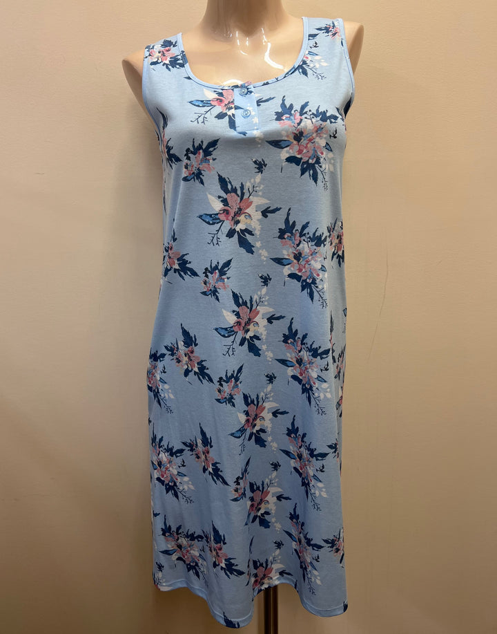 Beatrice Tank Style Floral Nightie