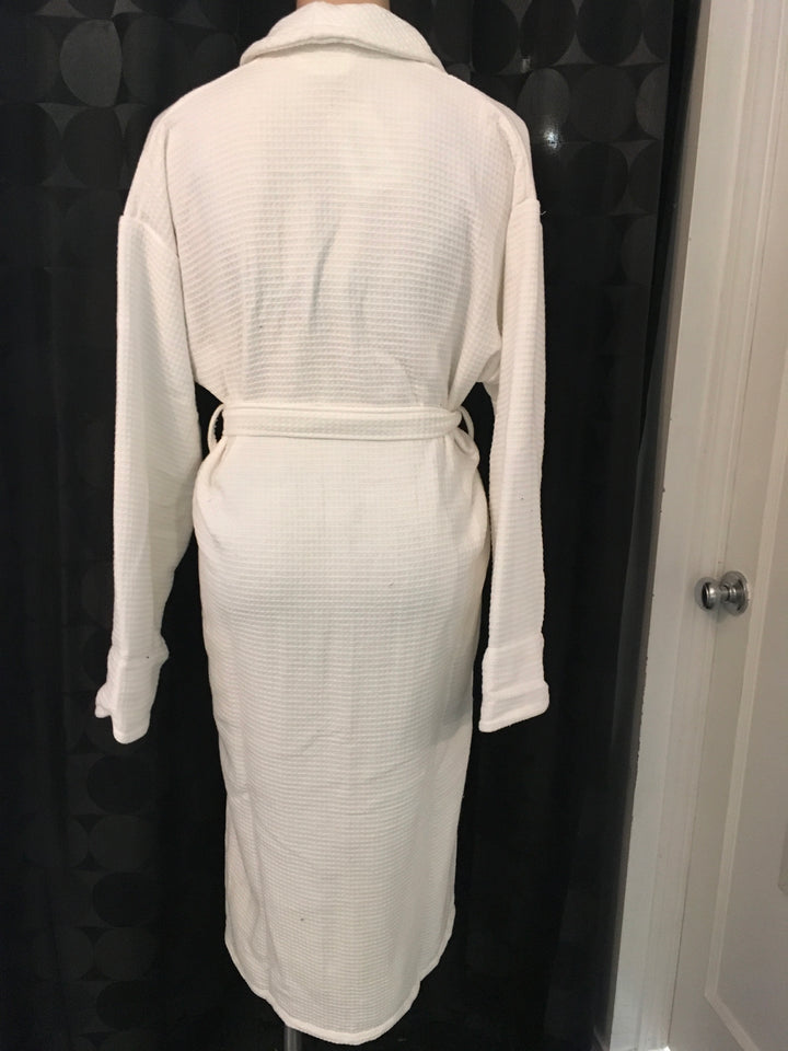 Cotton Waffle Robe - Size Large / X-Large