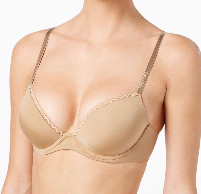 Summer Savings Clearance! Edvintorg Women's Push Up Bra Woman'S Solid Color  Comfortable Hollow Out Perspective Bra Underwear No Rims Everyday Bras