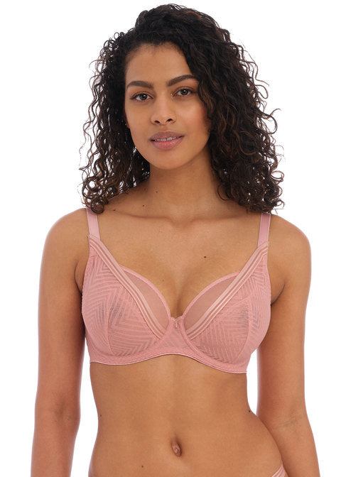 Freya Tailored Underwire High Apex Plunge Bra - Ash Rose