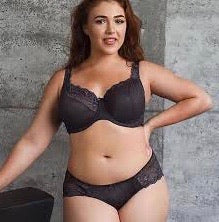 Fit Fully Yours Serena Lace Underwire Bra - Graphite