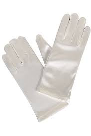 Short Satin Gloves
