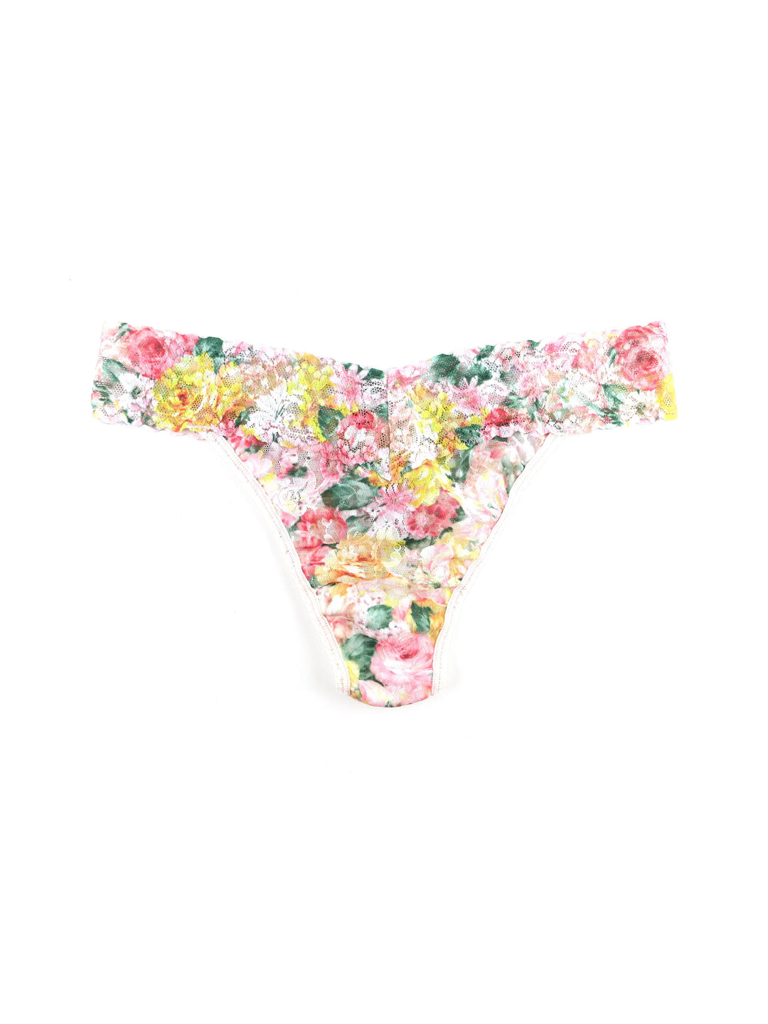 Hanky Panky Printed Signature Lace Thong - Key Gardens