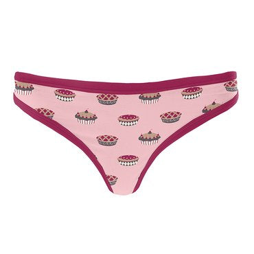 Women's Print Classic Thong - Lotus Pies