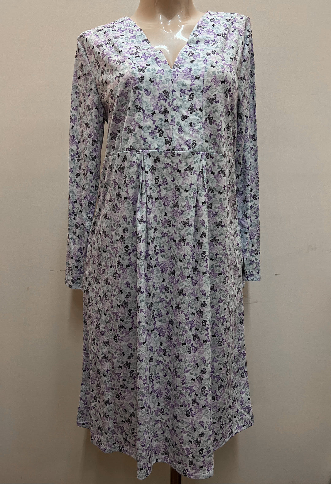 Najerika Purple Butterfly Nightdress - Size X-Large