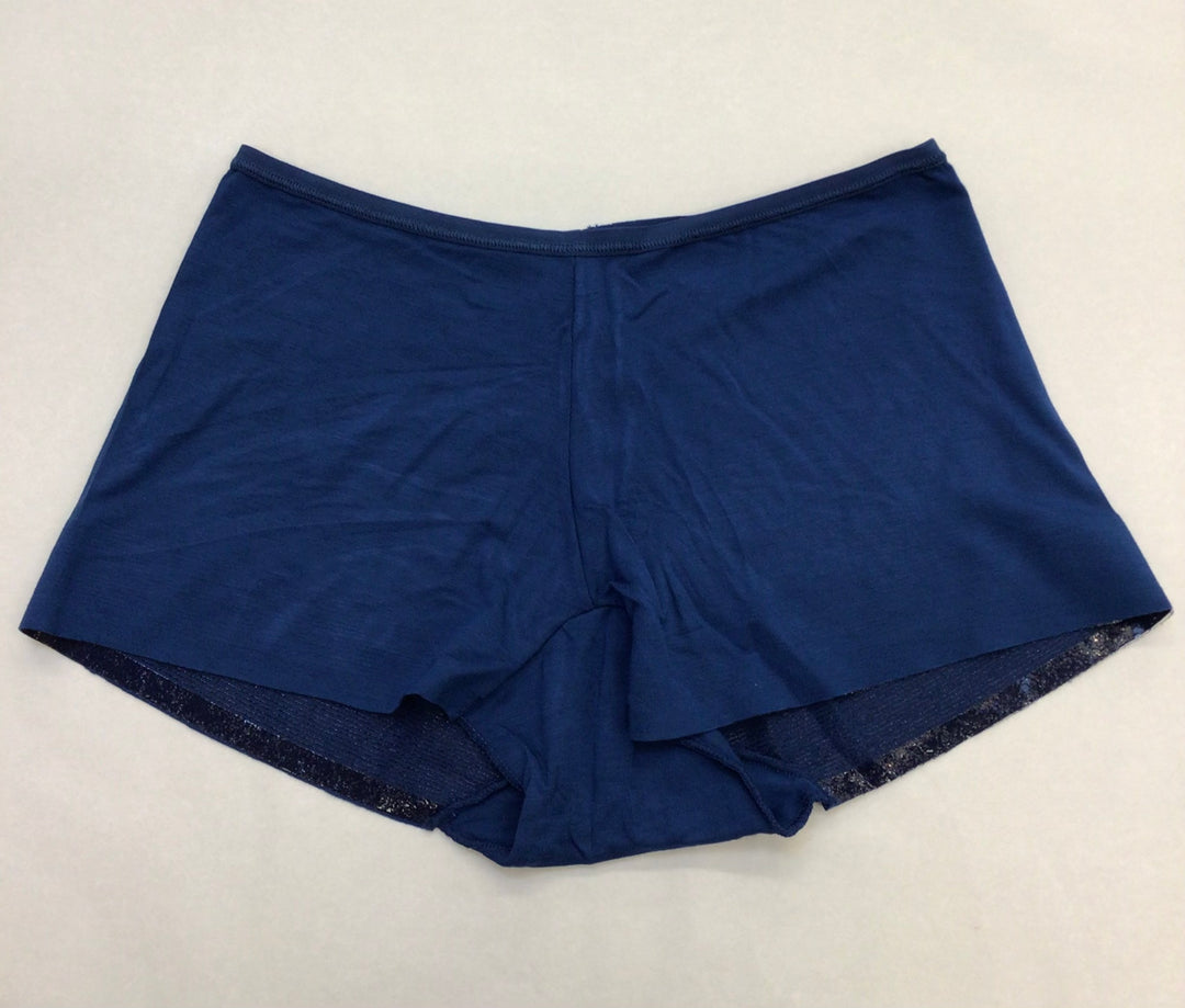 Women's Solid Boy Short Underwear - Navy