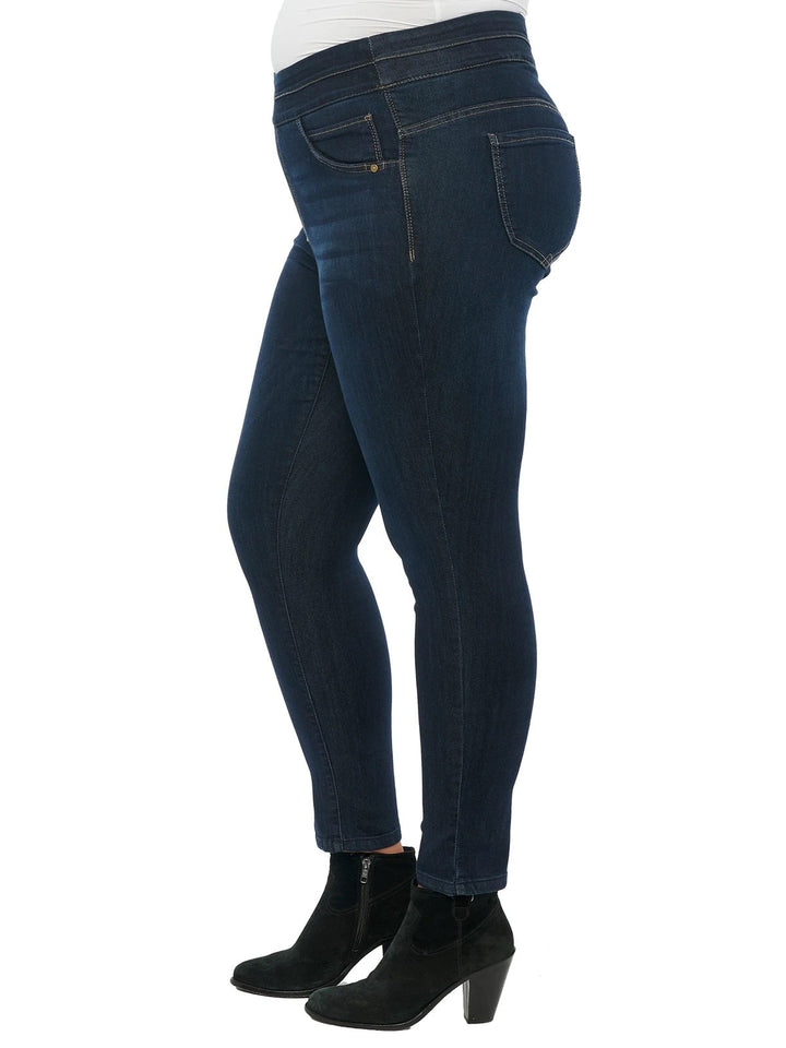 "Ab"solution Ankle Length Glider Jean - Size 24