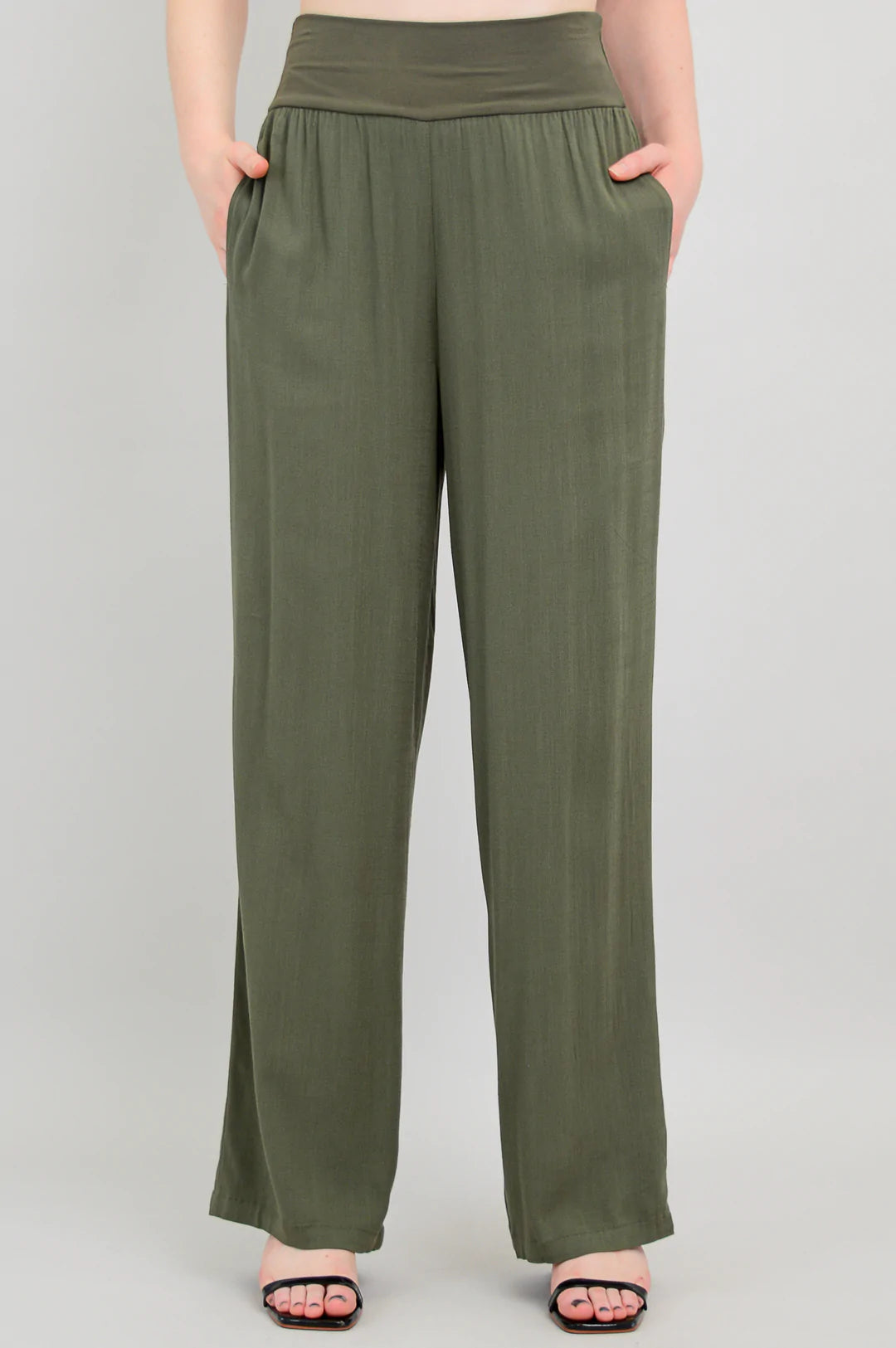 Landon Linen / Bamboo Pant - Khaki