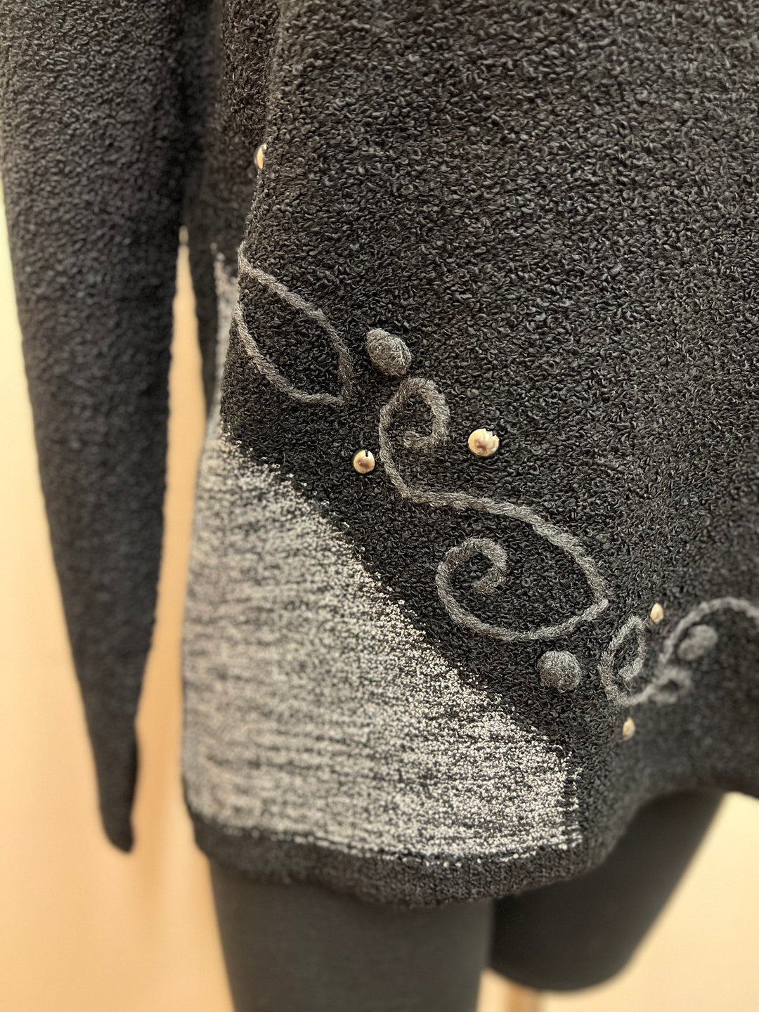 Papa Long Sleeve Button Detail Sweater