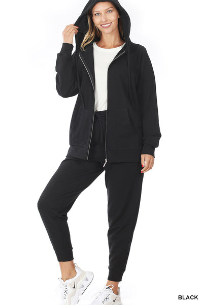 French Terry Hoodie and Jogger Pant Set