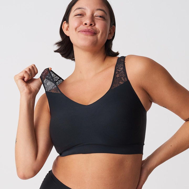 Soft Stretch V Back Padded Bralette