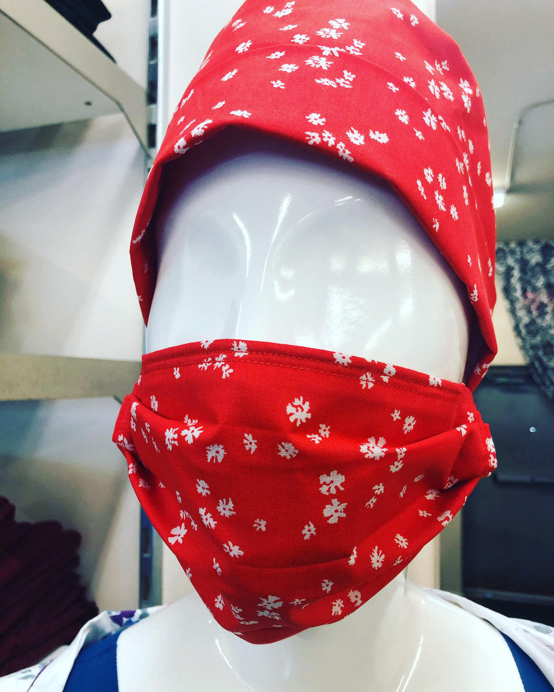 "Final Sale" Scrub Hat / Mask Set