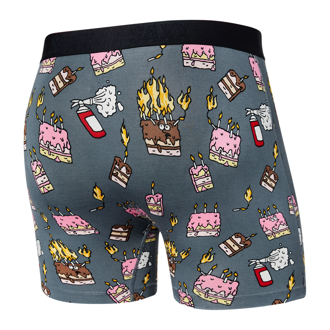 🇨🇦 Saxx Ultra Super Soft Boxer Brief - Fired Up Turbulence