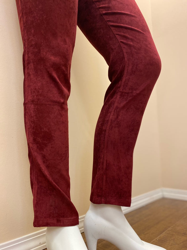 Angela Suede 5 Pocket Skinny Pants