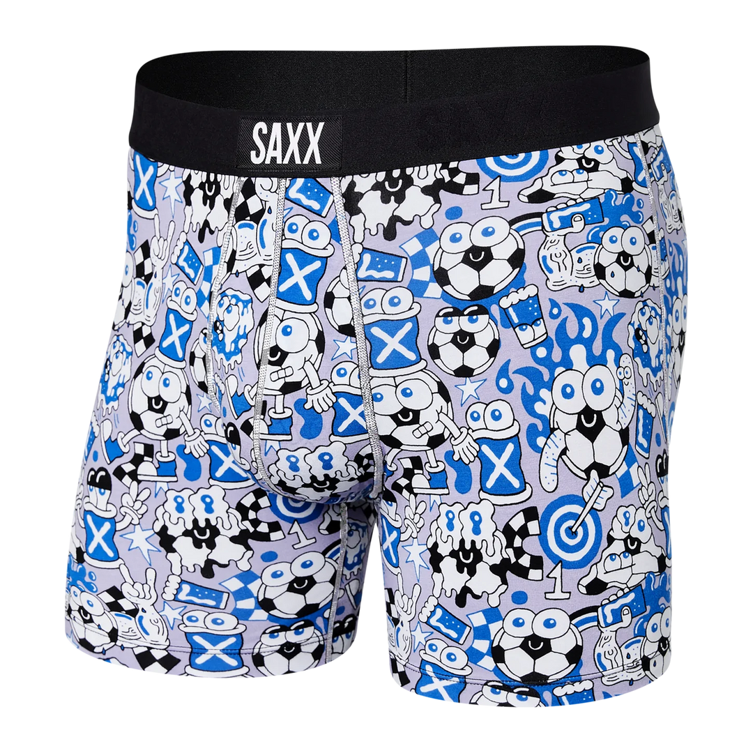🇨🇦 Saxx Vibe Super Soft Boxer Brief - Footy & Pints - Size 2 X
