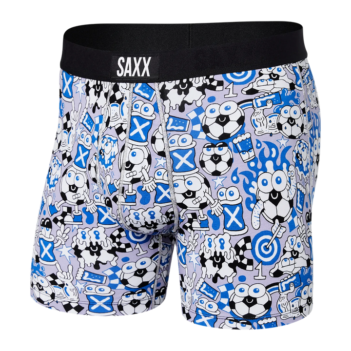 🇨🇦 Saxx Vibe Super Soft Boxer Brief - Footy & Pints - Size 2 X