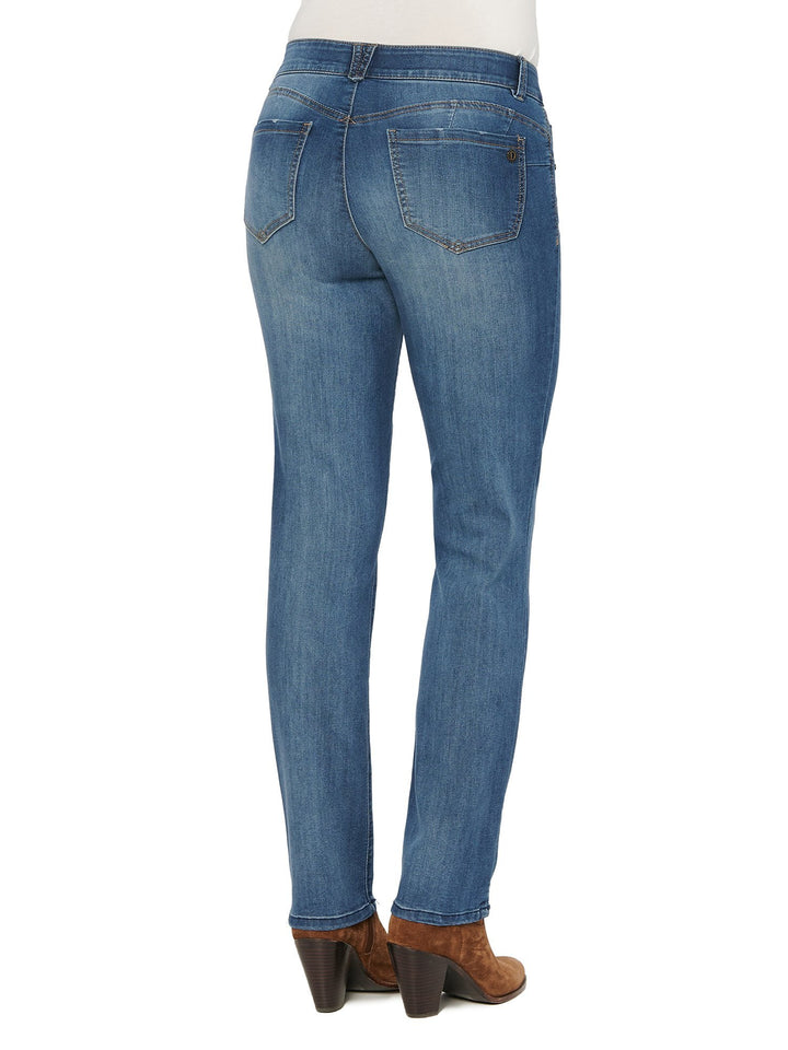 "Ab"solution® Straight Leg Regular Jean - Blue - Size 14