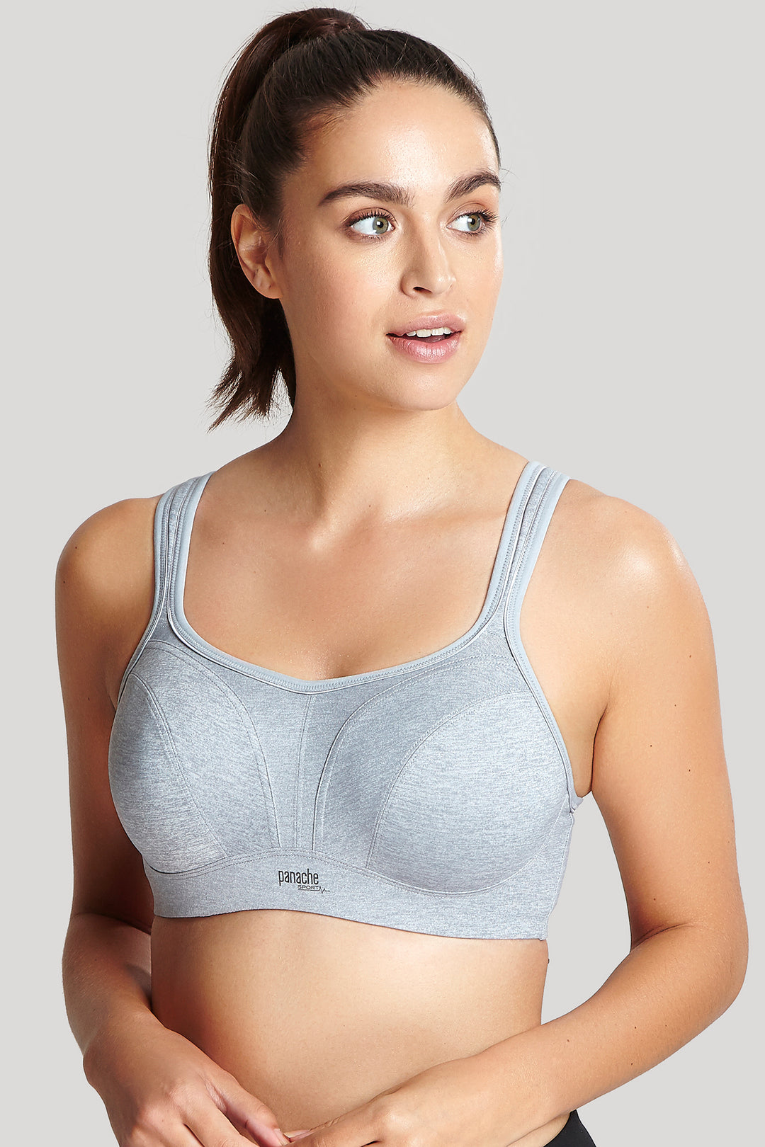 Panache Underwire Sports Bra - Grey Marl – Sheer Essentials Lingerie &  Swimwear