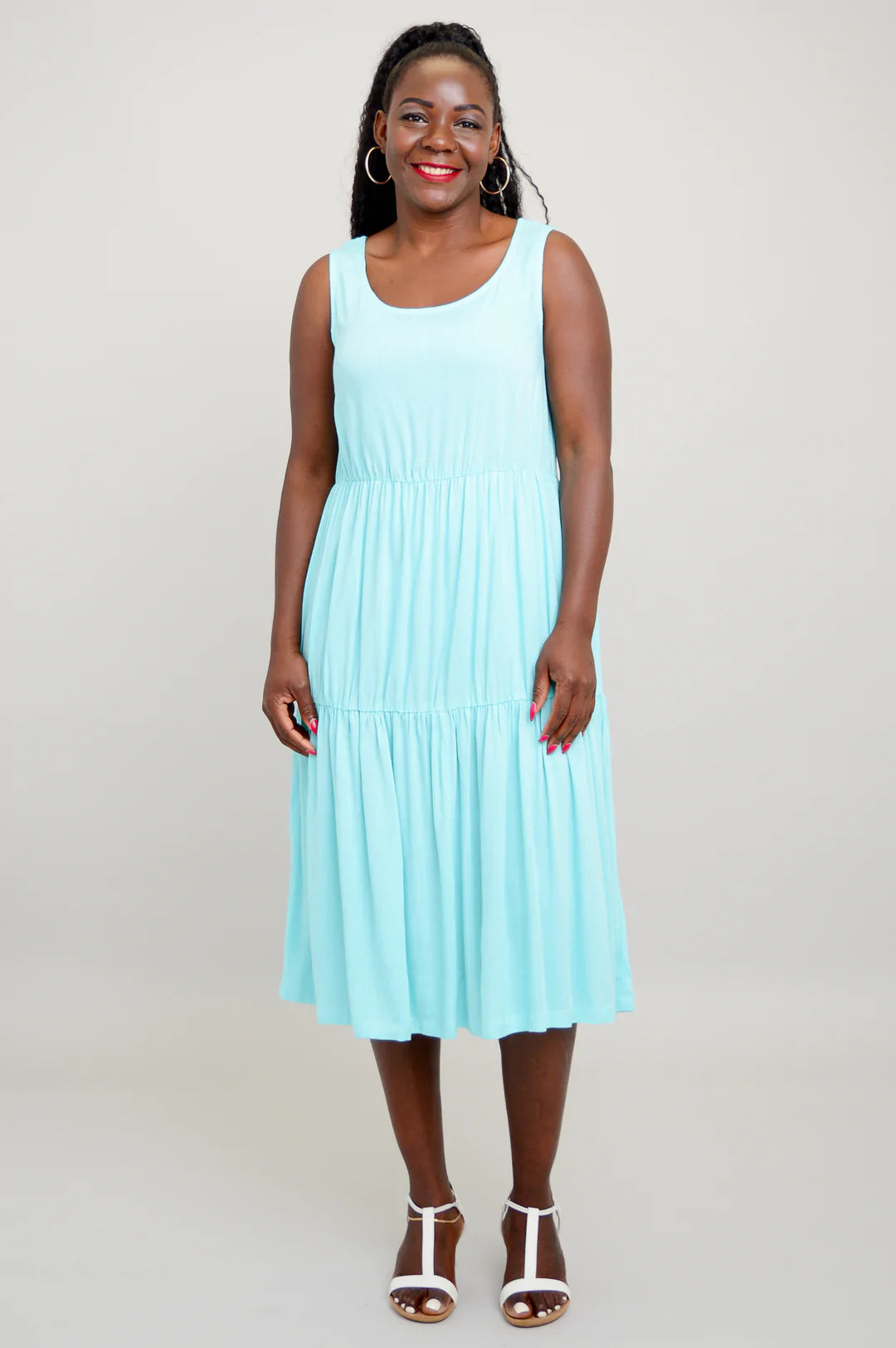 Juni Linen / Bamboo Dress - Size Medium
