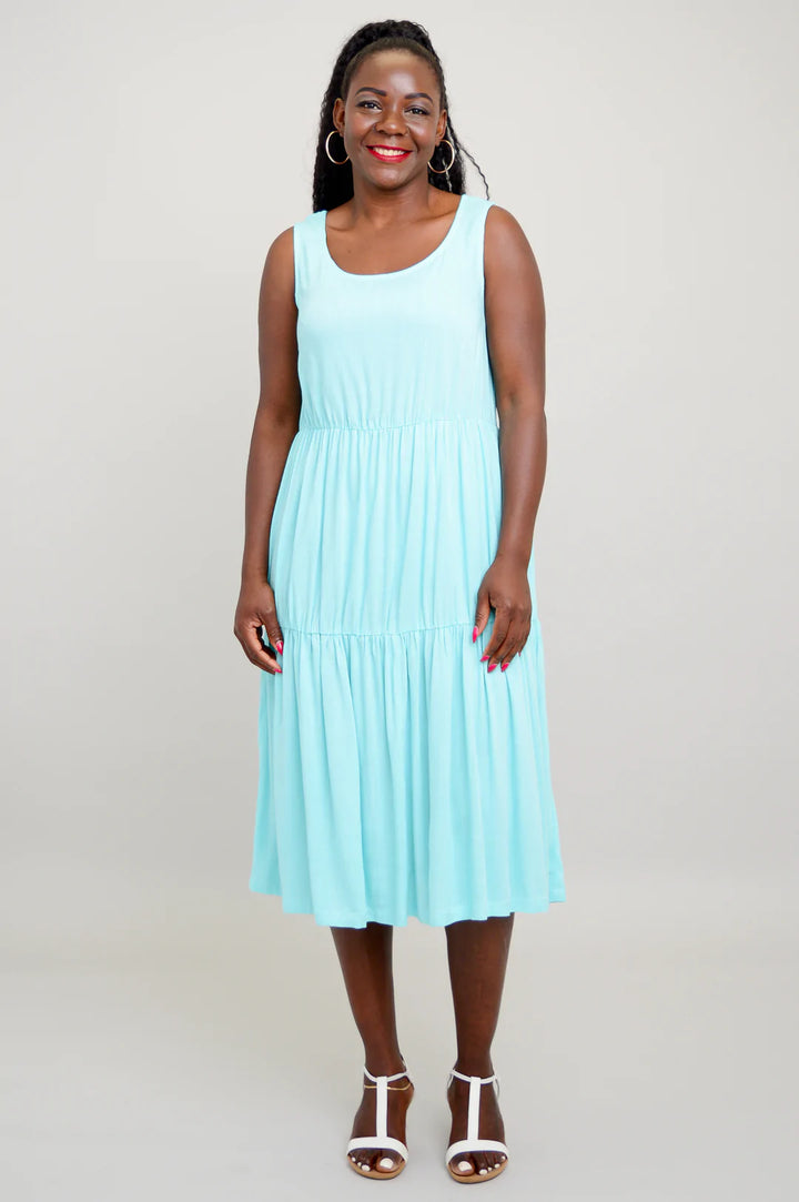 Juni Linen / Bamboo Dress - Size Medium