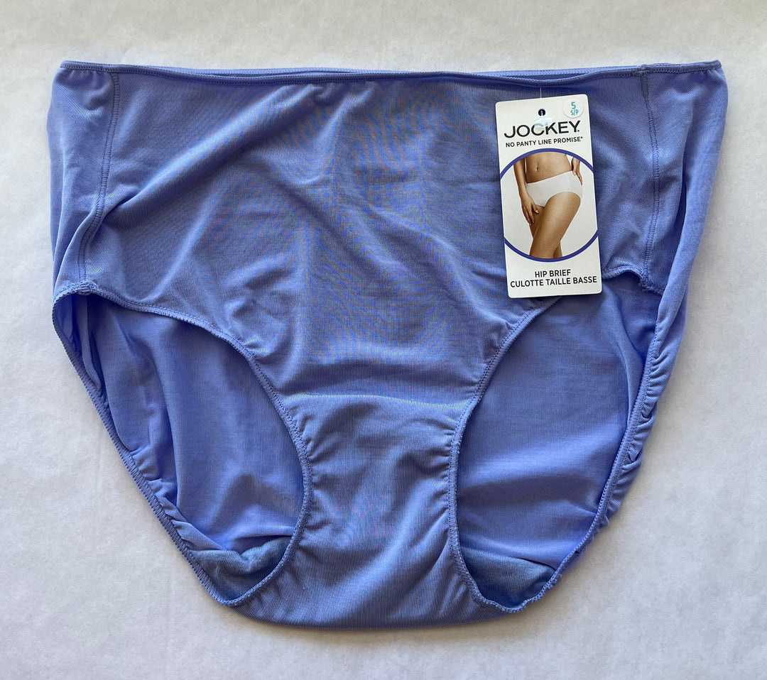Jockey No Panty Line Promise Hip Brief - Frosty Periwinkle – Sheer  Essentials Lingerie & Swimwear