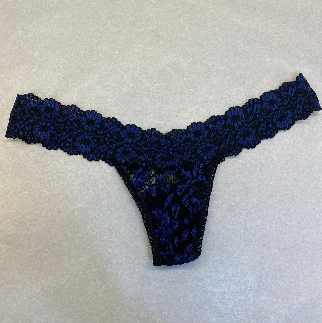 Cross-Dyed Low Rise Thong