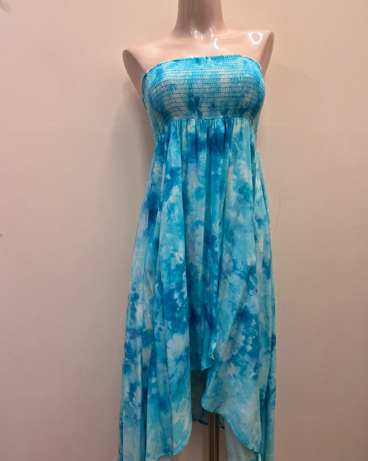 Aquarella Convertible Bandeau Dress - Size Small