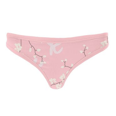 Women's Print Classic Thong - Lotus Orchid Print