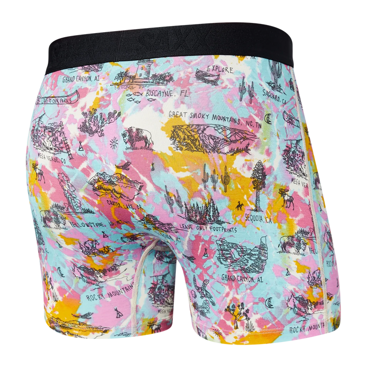 🇨🇦 Saxx Vibe Super Soft Boxer Brief - Parks Bucket List - Size Medium