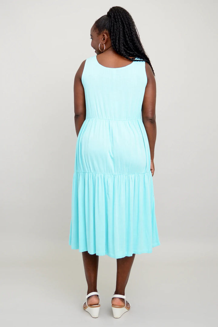 Juni Linen / Bamboo Dress - Size Medium