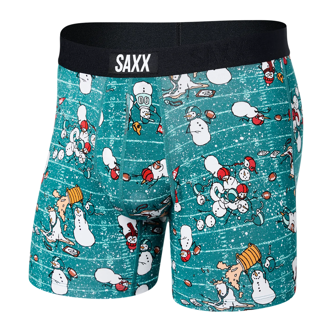 🇨🇦 Saxx Vibe Super Soft Boxer Brief - GridIron Snowman