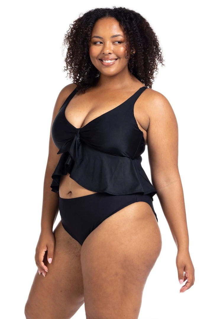 Hues Chagall Midriff Bikini Top